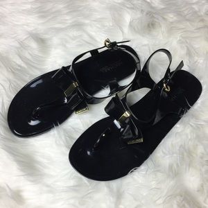MICHAEL Michael Kors Black Jelly Sandal